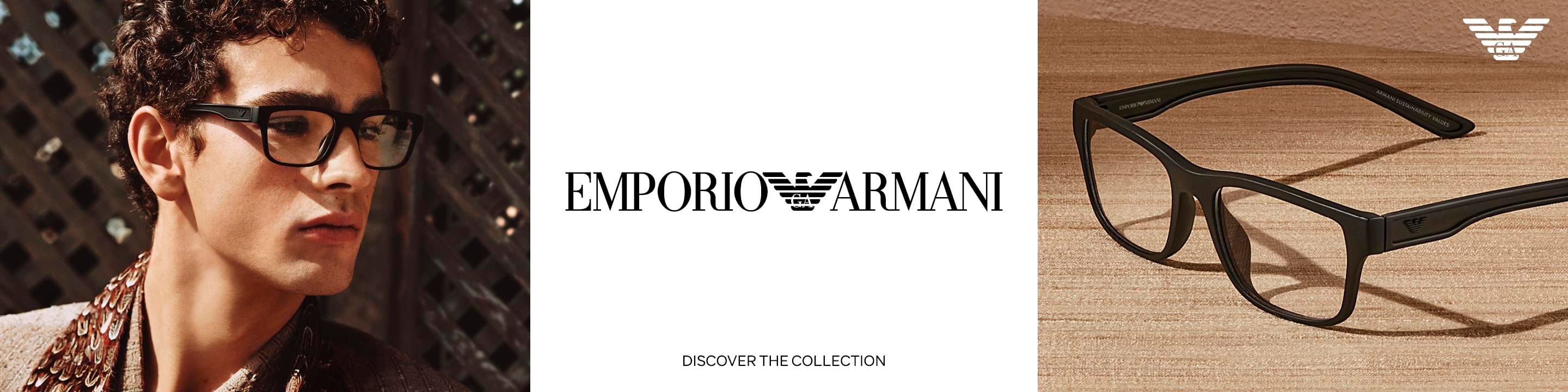 Emporio Armani designer sunglassess Desktop banner