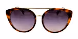 Tortoise / Matt gold / Gradient grey color UV400 protection lenses