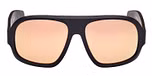 MATTE BLACK / MATTE BLACK / BROWN MIRROR