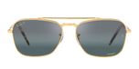 LEGEND GOLD / gold / polarized clear gradient dark blue