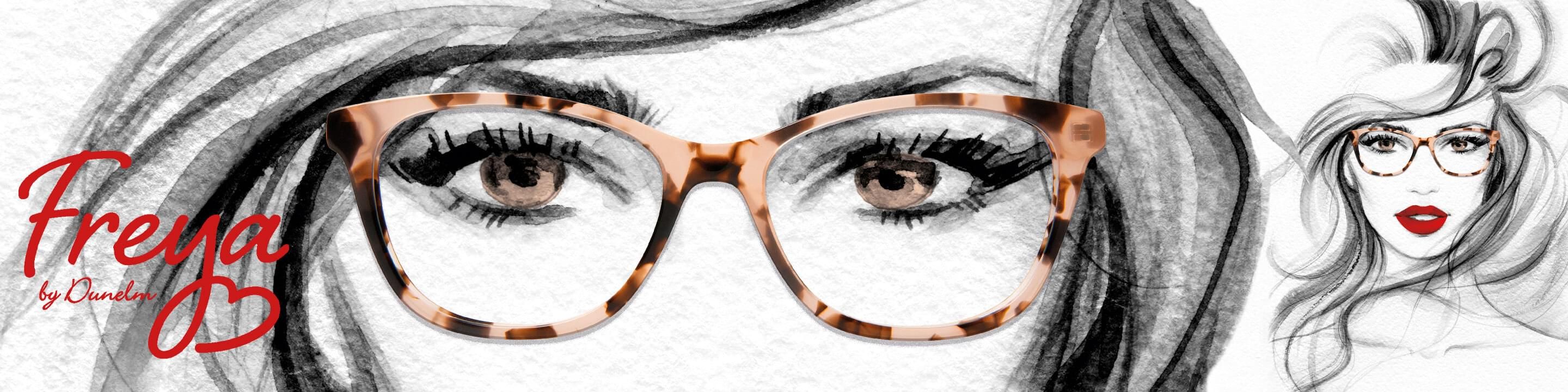 Freya designer sunglassess desktop banner