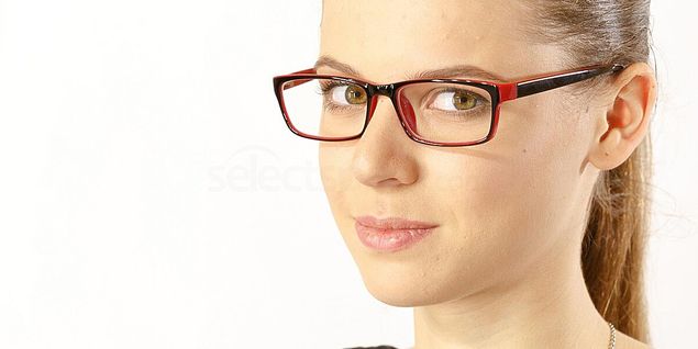 Savannah 2426 - Black and Red Glasses + Free Basic Lenses - SelectSpecs