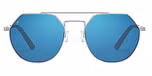 Shiny Silver / Saturn Polarized 555nm Blue