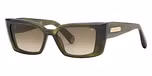 SHINY GREEN/BLACK MELANGE / BROWN GRADIENT BROWN