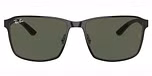 Black On Silver / Dark green