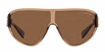 Brown Transparent / Dark Brown