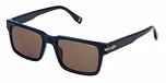 SHINY DARK BLUE / BROWN