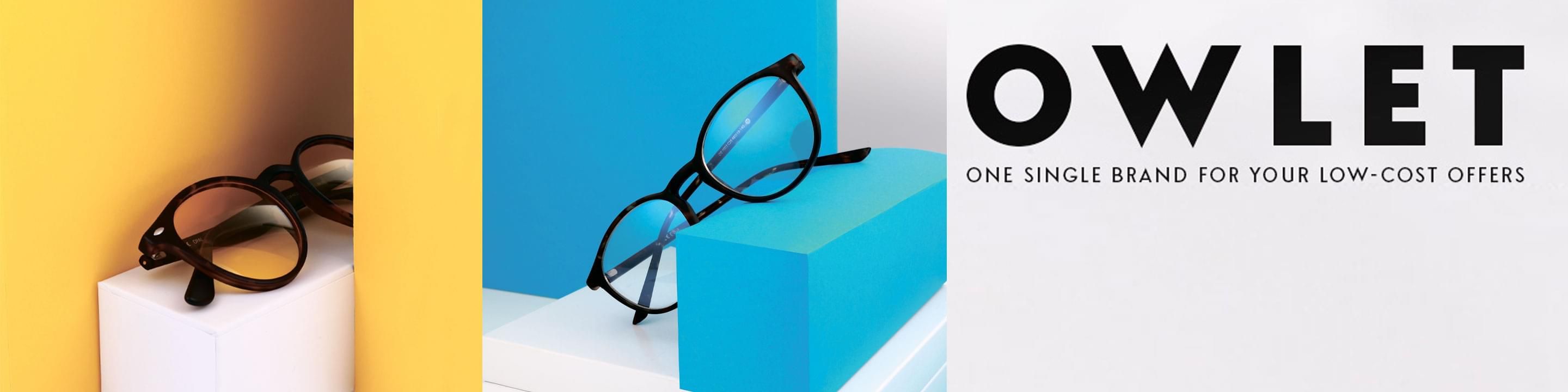 Owlet designer sunglassess Desktop banner