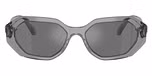 Transparent Dark Grey / Grey / Grey Mirror Black