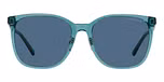 Shiny Transparent Blue / Dark Blue