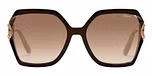 SHINY TRANSP.DOVE GREY / BROWN GRADIENT/MIRROR GOLD