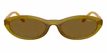 Transparent Olive Green / Green / Dark Brown