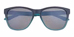 Matte Grey to Dark Teal Grad with Polarized  Silver Flash Lenses