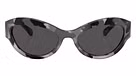 Black And White Tortoise / Dark Grey Solid