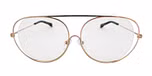 Gold / Transparent color UV400 protection lenses