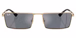 Gold / Dark Grey Flash Silver