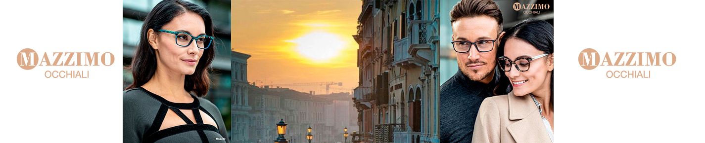 Mazzimo Occhiali designer sunglassess desktop banner