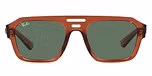 Transparent Brown / Dark green