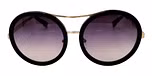 Black / Matt gold / Gradient grey color UV400 protection lenses