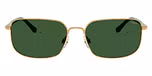 Semishiny Pale Gold / Bottle Green