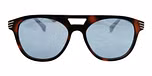 Dark tortoise+crystal / Mirror effect grey color UV400 protection lenses