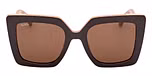 LIGHT BROWN/MONOCOLOR / SHINY PALE GOLD / BROWN