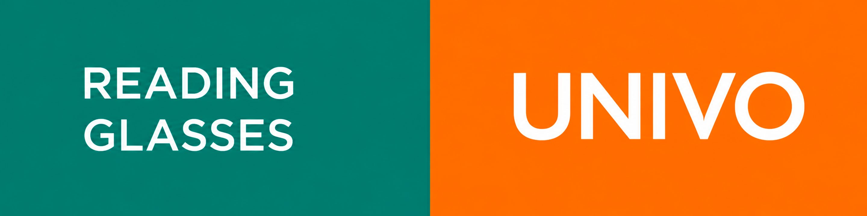 Univo Readers designer sunglassess Desktop banner