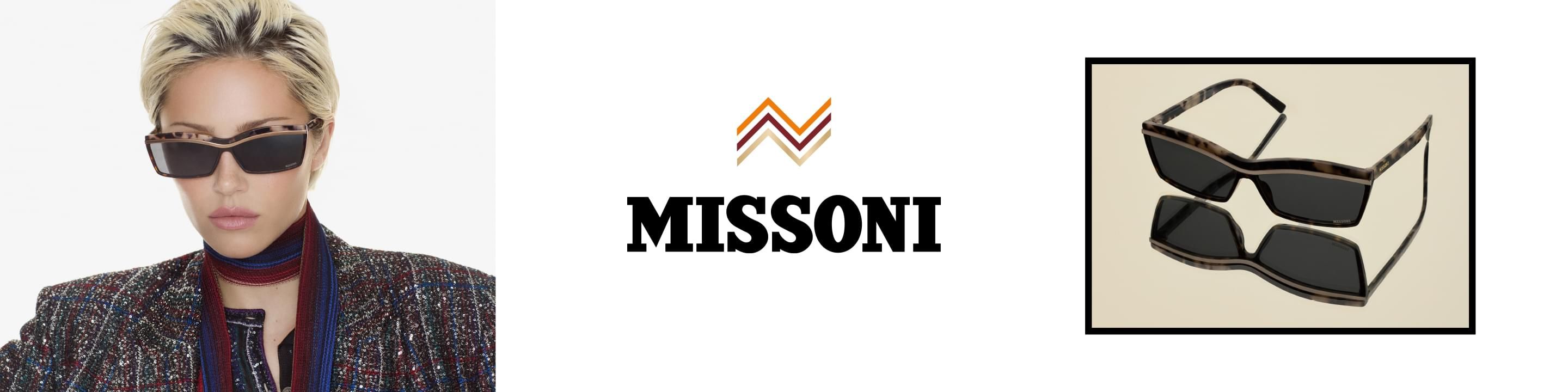 Missoni designer sunglassess desktop banner