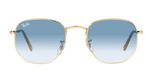 ARISTA / gold / clear gradient blue