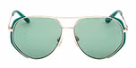 MATTE DARK GREEN / SHINY PALE GOLD / GREEN