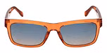 SHINY DARK ORANGE / SHINY DARK ORANGE / BLUE MIRROR