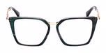 DARK GREEN/STRIPED / SHINY DEEP GOLD