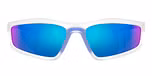 Transparent Grey / Mirror Blue
