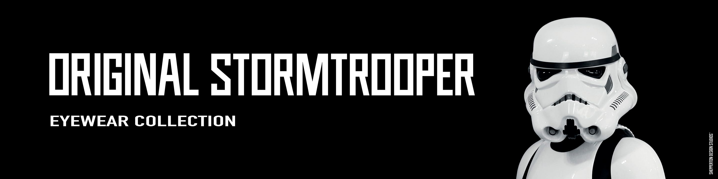 Stormtrooper designer sunglassess desktop banner