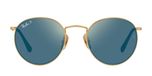 DEMIGLOSS BRUSHED GOLD / gold / polarized blue mirror gold
