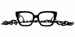 Black + Grandioso Night Black Acrylic Chain 740 mm