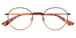 matte painted black / plated orange