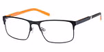 black / orange