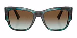Green Havana / Green Gradient Dark Brown