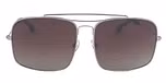 Silver / Gradient brown color UV400 protection lenses