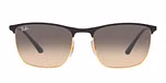 BLACK ON ARISTA / black / clear gradient grey