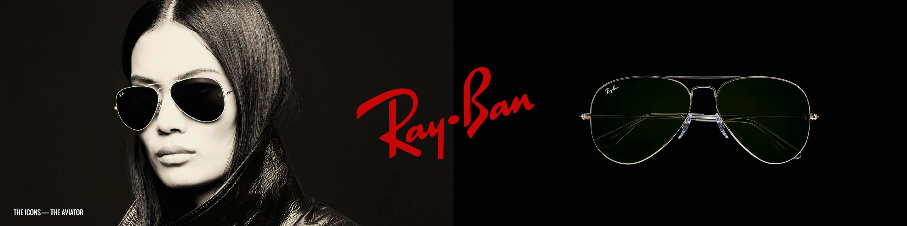 Occhiali da sole firmati Ray-Ban desktop banner