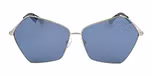 Silver / Mirror effect grey color UV400 protection lenses