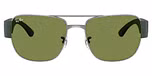 Gunmetal / Green