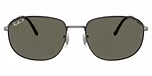 Matte Black On Matte Gunmetal / Green Polarized