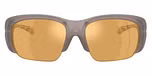 Milky beige / Dark grey blue electric