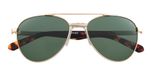  Matte gold /  Tort  - Vintage green
