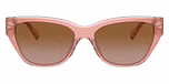 Milky Pink/Transparent Pink / Brown Gradient