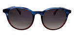 Crystal blue+Crystal red / Gradient grey color UV400 protection lenses