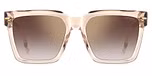 NUDE / GOLD MIRROR ON BURGUNDY SHADED